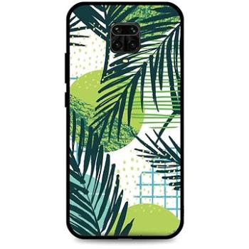 TopQ Kryt LUXURY Xiaomi Redmi Note 9 Pro pevný Green Leaves 52592 (Sun-52592)