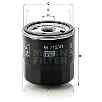 MANN-FILTER W712/41 (W712/41)