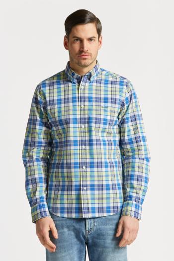 ING GANT REG UT COLORFUL CHECK SHIRT DAY BLUE