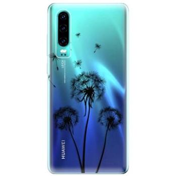 iSaprio Three Dandelions - black pro Huawei P30 (danbl-TPU-HonP30)