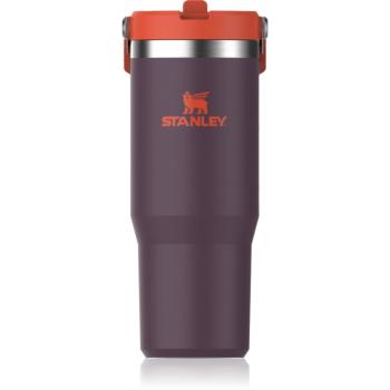 Stanley IceFlow™ Flip Straw Tumbler nerezová láhev na vodu Plum 890 ml