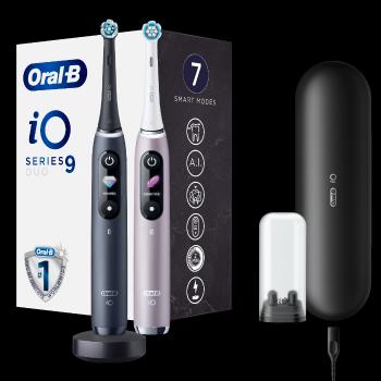 Oral-B iO9 Series Duo Black/Rose elektrický zubní kartáček 2 ks