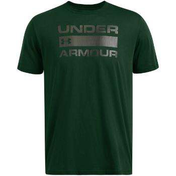 Under Armour TEAM ISSUE WORDMARK Pánské triko, tmavě zelená, velikost