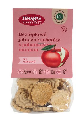 Sušenky pohankovo - jablečné bezlepkové 100 g BIO   ZEMANKA