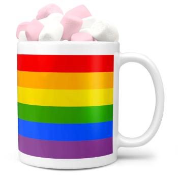 Hrnek LGBT Stripes (Náplň hrníčku: Marshmallow)