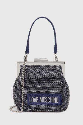 Kabelka Love Moschino tmavomodrá barva, JC4043PP1LLP100A