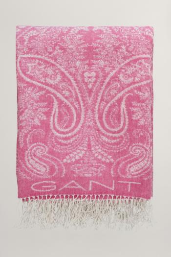 DEKA GANT JACQUARD PAISLEY THROW 130X180 BOLD VIOLET