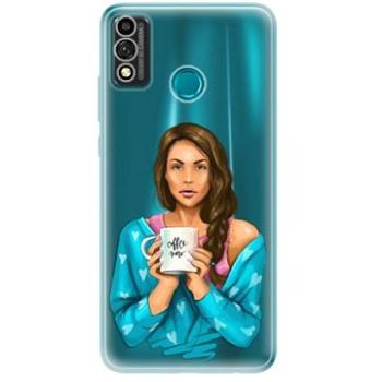 iSaprio Coffe Now - Brunette pro Honor 9X Lite (cofnobru-TPU3_Hon9XL)