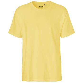 Neutral Pánské tričko Classic z organické Fairtrade bavlny - Dusty yellow | XXL