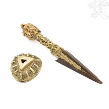 Phurba, tartóval - 20cm