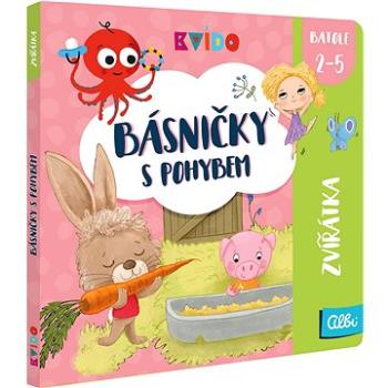 Kvído - Minikniha - Básničky s pohybem zvířátka (8590228067159)