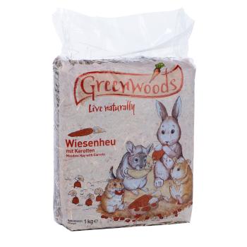 Greenwoods préri széna gazdaságos csomagban 3 kg - Sárgarépa 3 x 1 kg