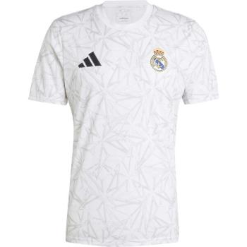 adidas REAL MADRID PRE-MATCH Pánské fotbalové triko, bílá, velikost