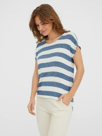 Vero Moda Wide Stripe Triko Bílá