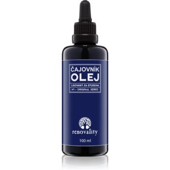 Renovality Original Series Čajovník olej lisovaný za studena pleťový olej pro zralou pleť 100 ml