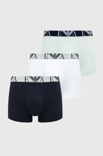 Boxerky Emporio Armani Underwear 3-pack pánské, zelená barva, 111357 4R715