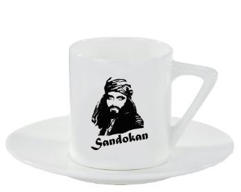 Espresso hrnek s podšálkem 100ml Sandokan