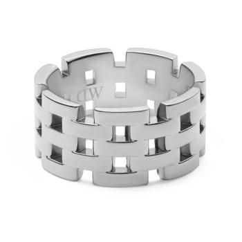 Daniel Wellington Designový ocelový prsten 5-Link DW0040103 50 mm