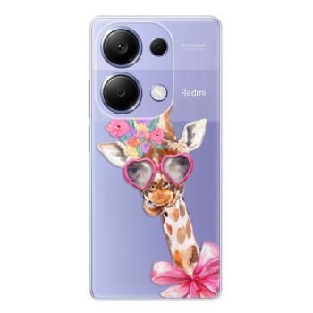 Odolné silikonové pouzdro iSaprio - Lady Giraffe - Xiaomi Redmi Note 13 Pro