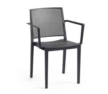 Jídelní židle GRID ARMCHAIR Rojaplast Antracit