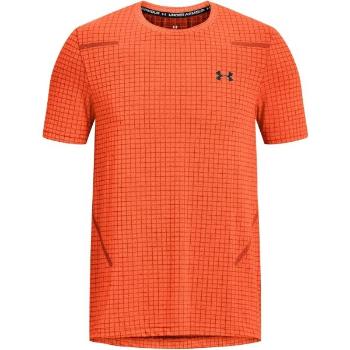 Under Armour SEAMLESS GRID Pánské tričko, oranžová, velikost