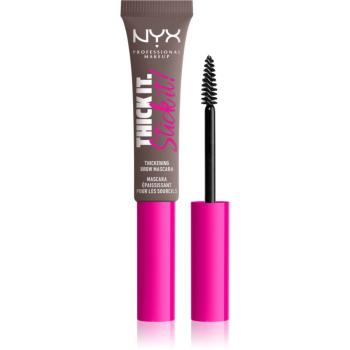 NYX Professional Makeup Thick it Stick It Brow Mascara řasenka na obočí odstín 05 Ash Brown 7 ml