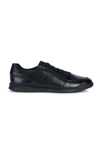 Kožené sneakers boty Geox U CORDUSIO D černá barva, U36FWD 00043 C9999