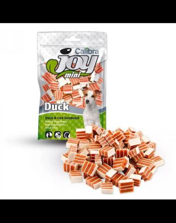 CALIBRA Dog Joy Mini Duck&amp;Cod Sandwich 70 g delicatesa pentru caini, din rata si cod