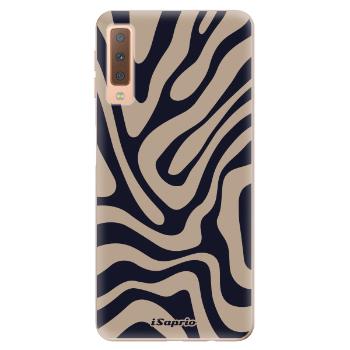 Odolné silikonové pouzdro iSaprio - Zebra Black - Samsung Galaxy A7 (2018)