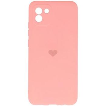 Vennus Valentýnské pouzdro Heart pro Samsung Galaxy A03 - růžové (TT4347)