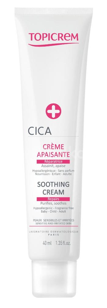 Topicrem Obnovující krém pro podrážděnou pleť CICA (Soothing Cream) 40 ml