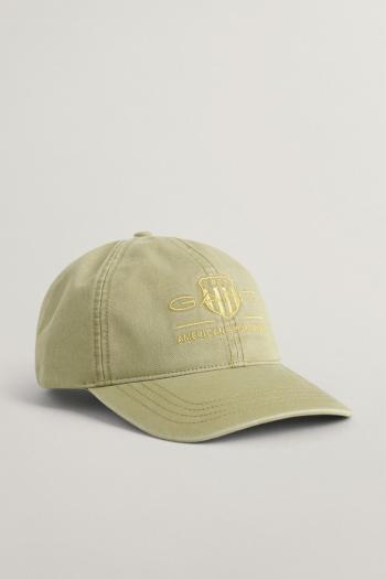 KŠILTOVKA GANT TONAL SHIELD CAP BEIGE GREEN