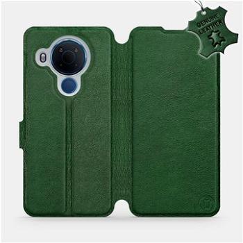 Kožené flip pouzdro Nokia 5.4 - Zelené -  Green Leather (5903516647828)