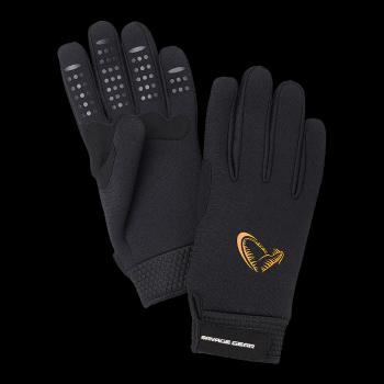 Savage gear rukavice neoprene stretch glove black - xl