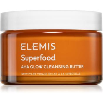 Elemis Superfood AHA Glow Cleansing Butter čisticí pleťová maska pro rozjasnění pleti 90 ml