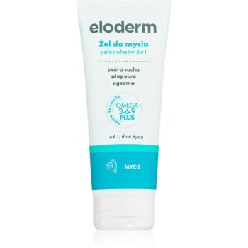 Eloderm Shower Gel mycí gel na tělo a vlasy 200 ml