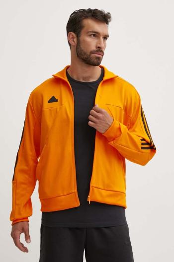 Mikina adidas Tiro pánská, oranžová barva, s aplikací, IY2065