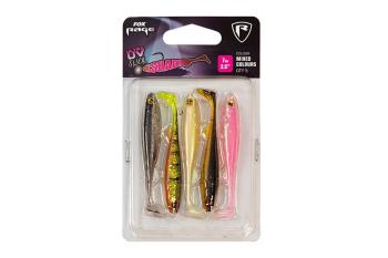 Fox Rage Gumová Nástraha Slick Shad Mixed Colour 5ks - 7cm