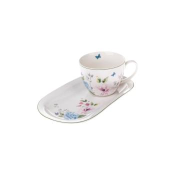 Fehér porcelán eszpresszó csésze 450 ml – Dakls