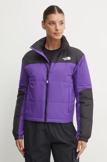 Bunda The North Face Gosei Puffer dámská, fialová barva, přechodná, NF0A879XNL41