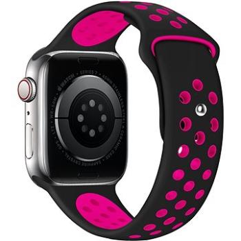 Eternico Sporty pro Apple Watch 38mm / 40mm / 41mm  Vibrant Pink and Black     (AET-AWSP-PiBl-38)