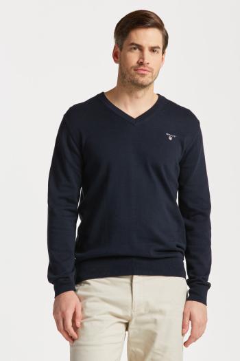 PULÓVER GANT CLASSIC COTTON V-NECK EVENING BLUE