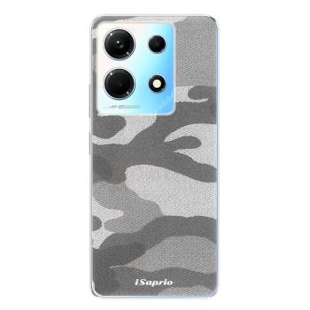 Odolné silikonové pouzdro iSaprio - Gray Camuflage 02 - Infinix Note 30