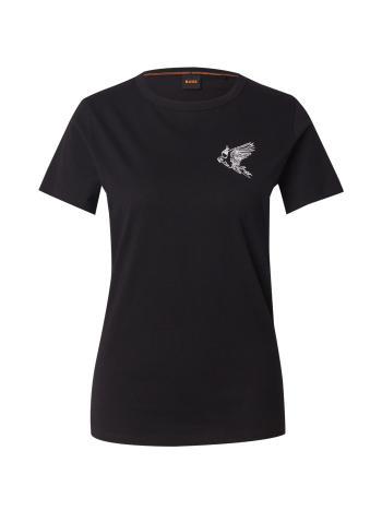 BOSS Póló 'C Elogo 21'  fekete / fehér