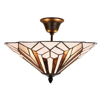 Stropní svítidlo Tiffany Shields - Ø 40*28 cm E14/max. 2x40 Watt 5LL-5896