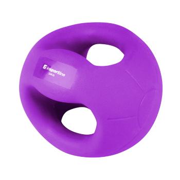 Medicineball s úchopy inSPORTline Grab Me 3 kg