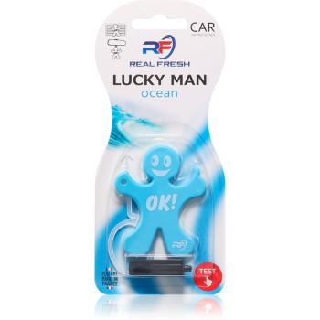 Real Fresh Lucky Man Ocean parfum pentru masina 1 buc