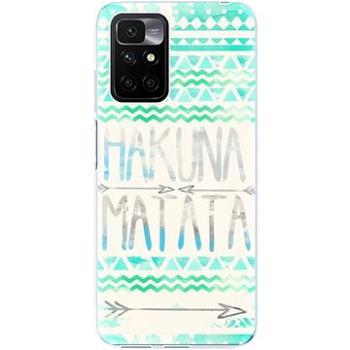 iSaprio Hakuna Matata Green pro Xiaomi Redmi 10 (hakug-TPU3-Rmi10)