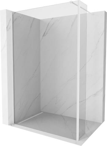 MEXEN/S Kioto Sprchová zástěna WALK-IN 105 x 30 cm, transparent, bílá 800-105-212-20-00-030