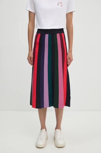 Bavlněná sukně PS Paul Smith midi, áčková, W2R.424N.N31244